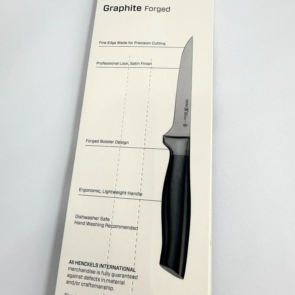 Henckels International Graphite Forged 5.5 Inch Boning Knife Stainless Steel New